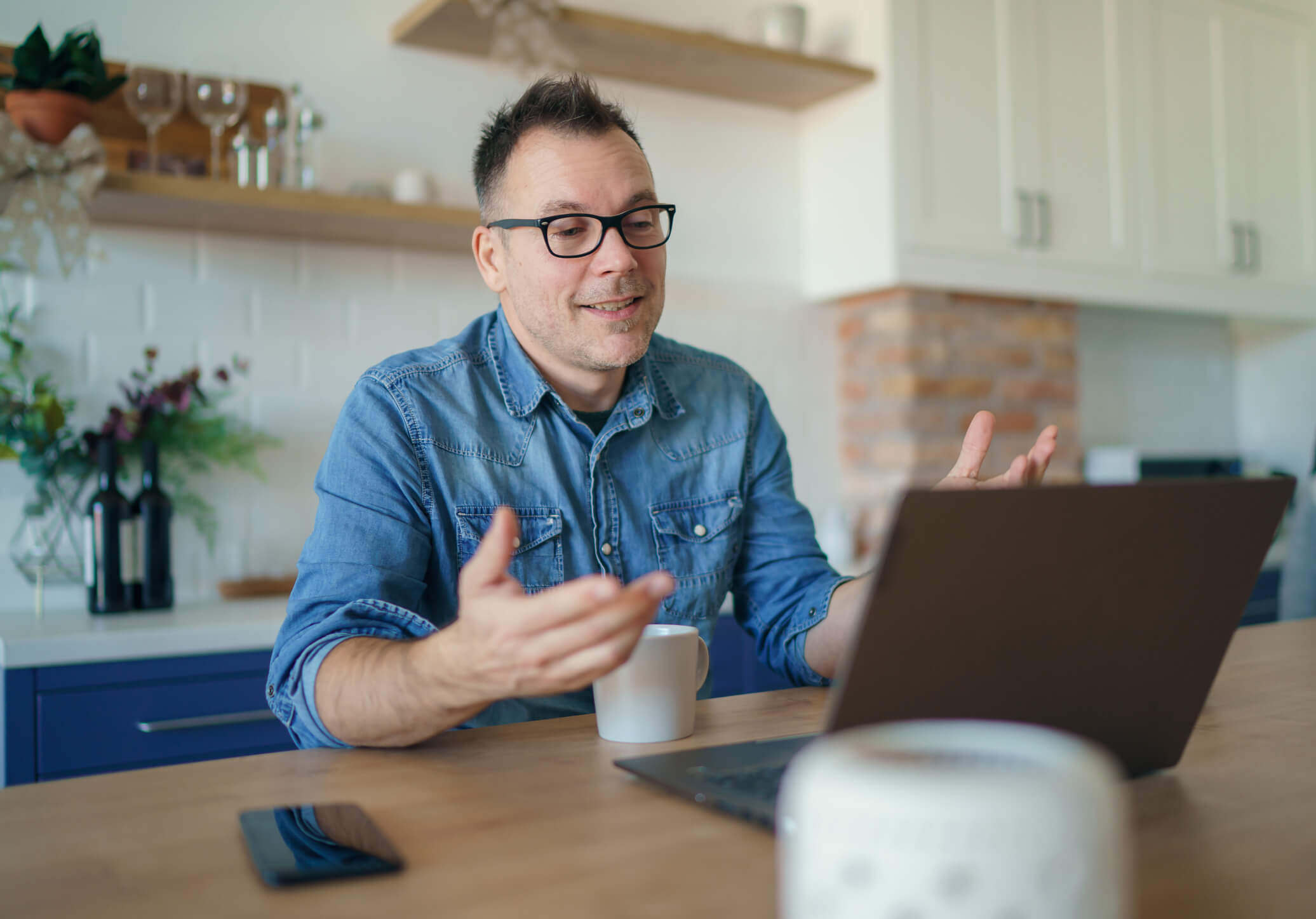 online qual - conference call work from home during COVID-19